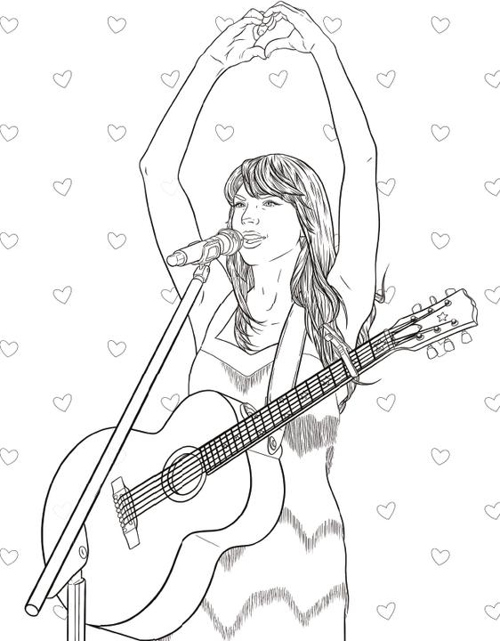 Produktbild Das inoffizielle Taylor Swift Ausmal- und Kreativbuch: Tour-Edition
