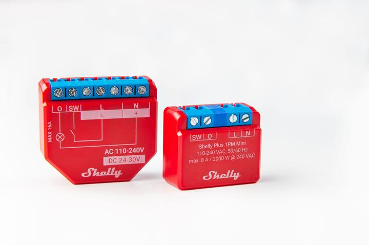 Actual product image Shelly Plus 1PM Mini (Switch actuator)