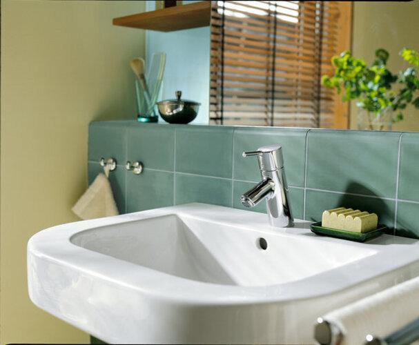 Actual product image hansgrohe Washbasin mixer Talis S 32020000 chrome incl. waste set