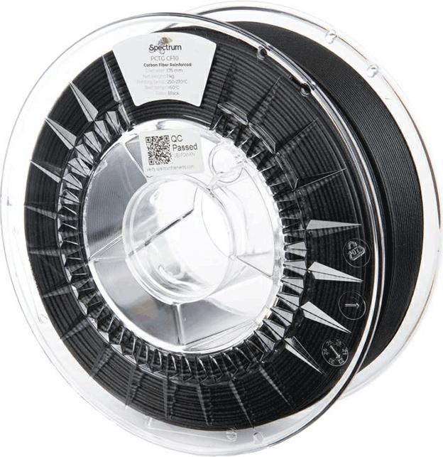 Image du produit Filament PCTG CF10 1.75mm noir 1kg (PCTG, 1.75 mm, 1000 g, Noir)