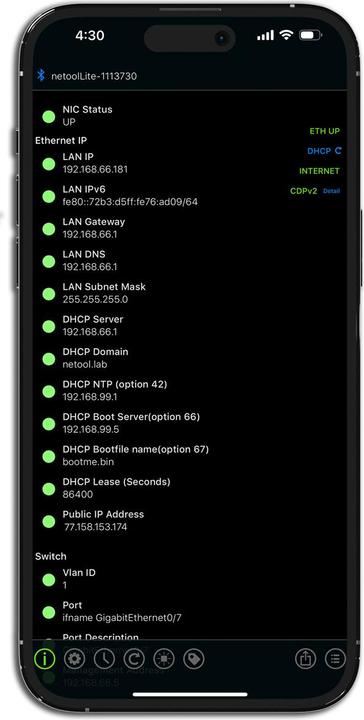 Immagine prodotto Netool IO Tester di rete NE1E netool.io Lite Smart Network Tester di rete (Attrezzi)