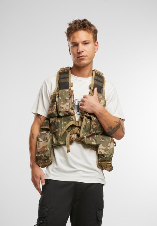 Actual product image Brandit Tactical waistcoat, one size only Colour Tactical camouflage pattern (L)