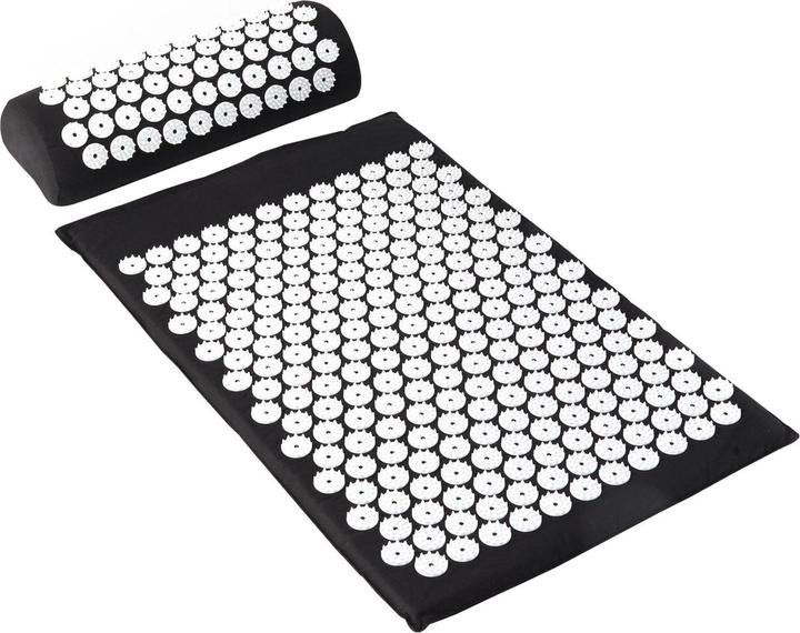 Image du produit JTI Tapis d'acupression et coussin d'acupression - Noir