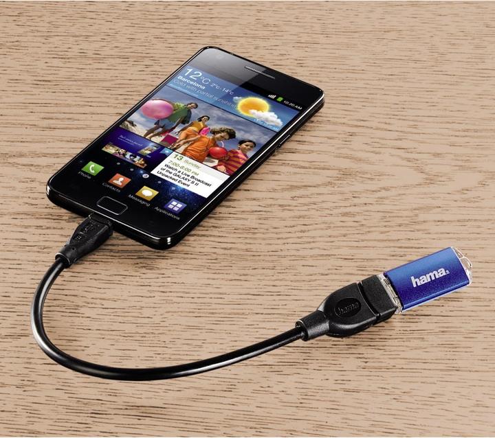 Produktbild Hama USB-2.0-OTG-Adapterkabel (0.15 m, USB 2.0)