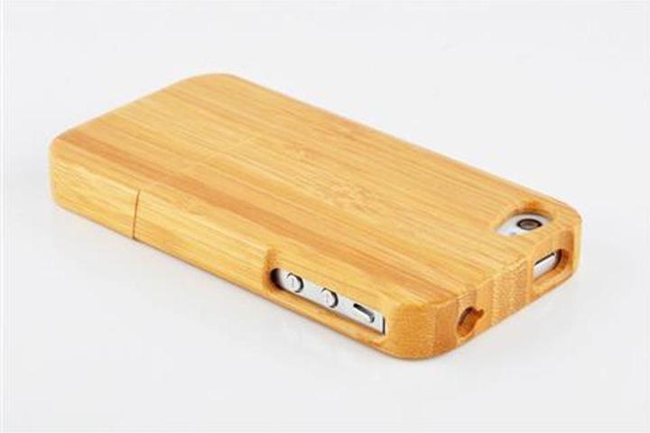 Actual product image Cadorabo Real wood cover (G4s, Apple iPhone 4)