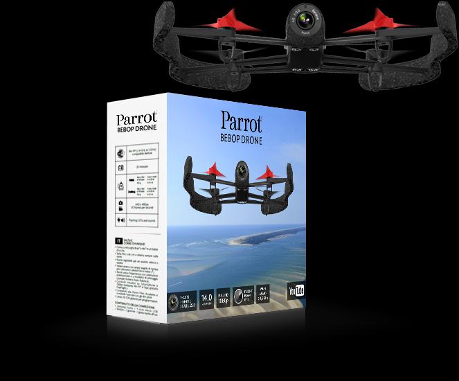 Image du produit Parrot Bebop (12 min, 420 g, 14 Mpx)