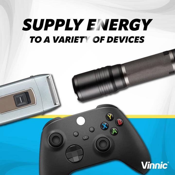 Actual product image Vinnic Rechargeable Battery AA USB-C 1600mAh 4pcs incl. Case&Charging Cable (4 pcs., AA, 1600 mAh)