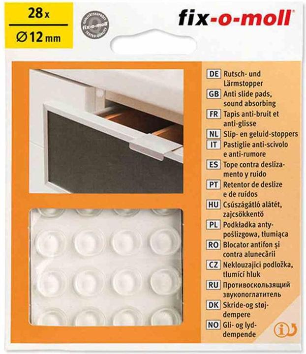 Produktbild Fix-o-moll Rutsch- und Lärmstopper (28 Stück)
