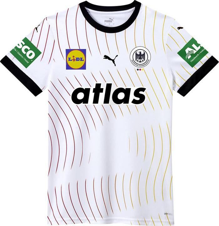 Actual product image Puma DHB Home Jersey W SS25 with men sponsor (M)