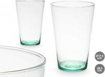 Produktbild Giftdecor konische Glasvase aus recyceltem Glas 17.5x26.5cm (1 x, 17.5 x 17.5 x 17.5 cm)