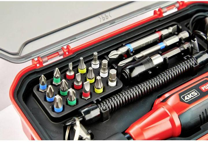 Immagine prodotto 4K5 Strumenti PDS 5-Set di cacciaviti elettrici misura (cacciavite) 1/4/ (Fessura croce Phillipps (PH), Cacciavite a croce PZ, Sezione T, Chiave a brugola, Porta)