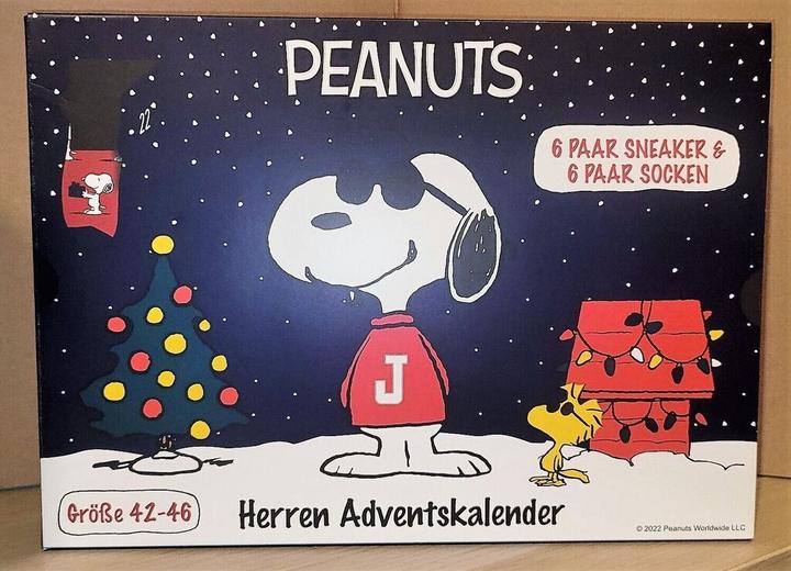 Actual product image Champ Advent Calendar with Peanuts Men's Socks