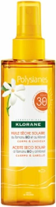 Klorane Monoï & Tamanu (Sonnenöl, SPF 30, 200 ml)
