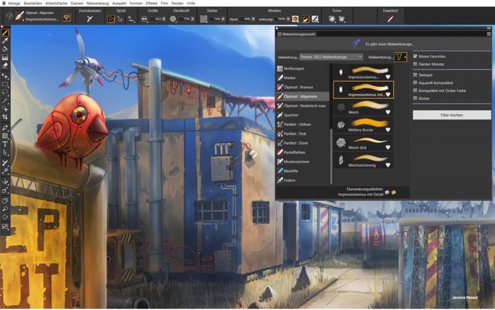 Actual product image Corel Painter 2022 Full Version, Box (1 User, unlimited)