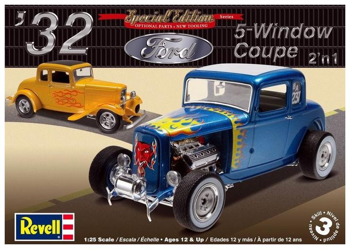 Actual product image Revell 32 Ford 5 Window Coupe