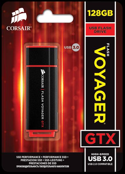 Immagine prodotto Corsair Flash Voyager GTX (128 GB, USB-A, USB 3.2)