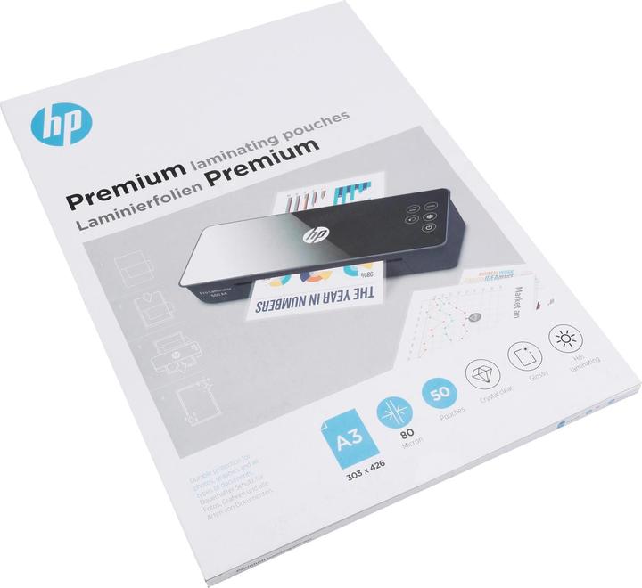 Actual product image HP Laminating film Everyday A3, 80 µm, 50 pieces, glossy (A3, 50 Piece, 80 µm)