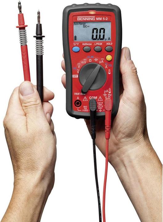 Produktbild Benning Hand-Multimeter digital MM 5-2 (CAT III 600V, CAT IV 300V)