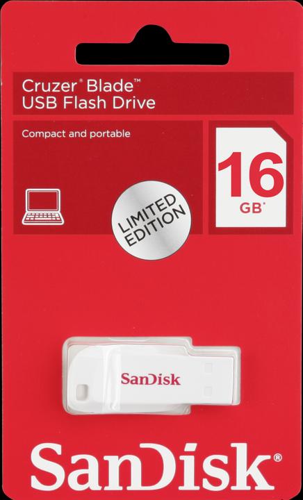 Actual product image SanDisk Cruzer Blade (16 GB, USB-A, USB 2.0)