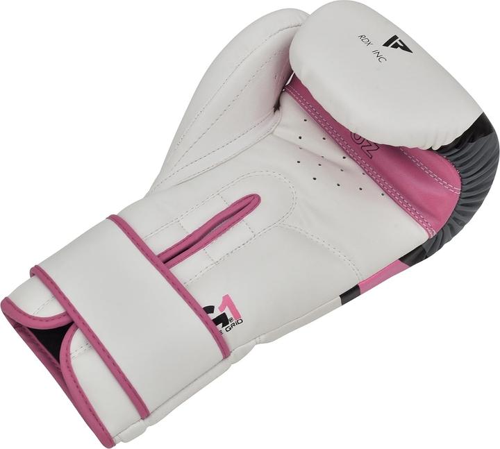 Actual product image Rdx Boxing Glove Bgr-F7 Pink (12 OZ, One size)