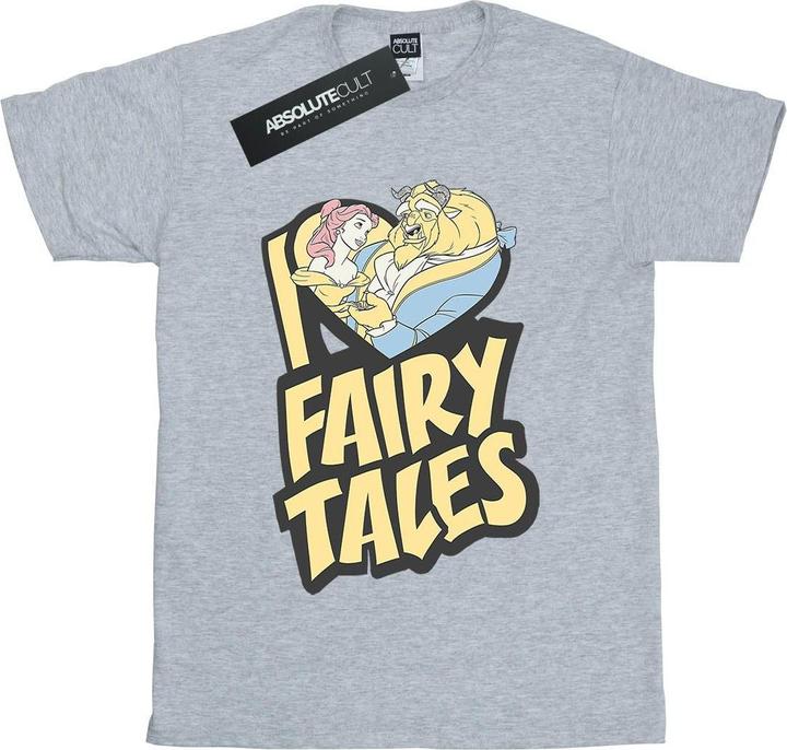 Produktbild Disney Beauty And The Beast I Love Fairy Tales TShirt Mädchen (152, 158)