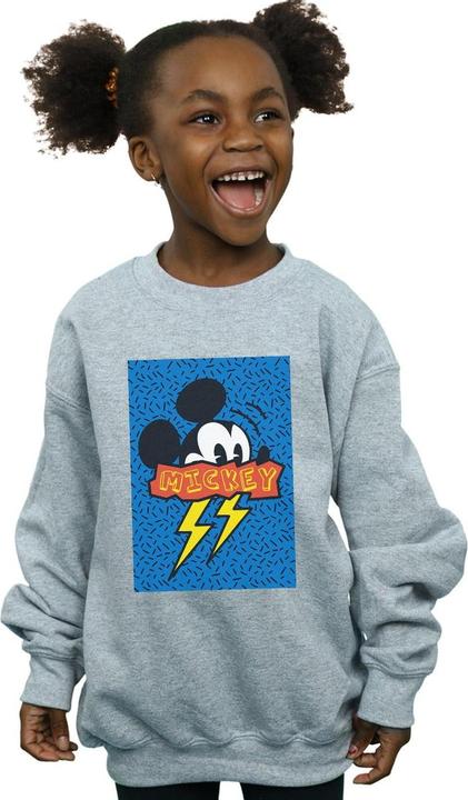 Actual product image Disney Girls Mickey Mouse 90s Flash Sweatshirt (128)