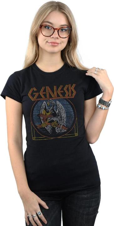 Actual product image Universal Textiles Womens/Ladies Distressed Eagle Cotton T-Shirt (XL)