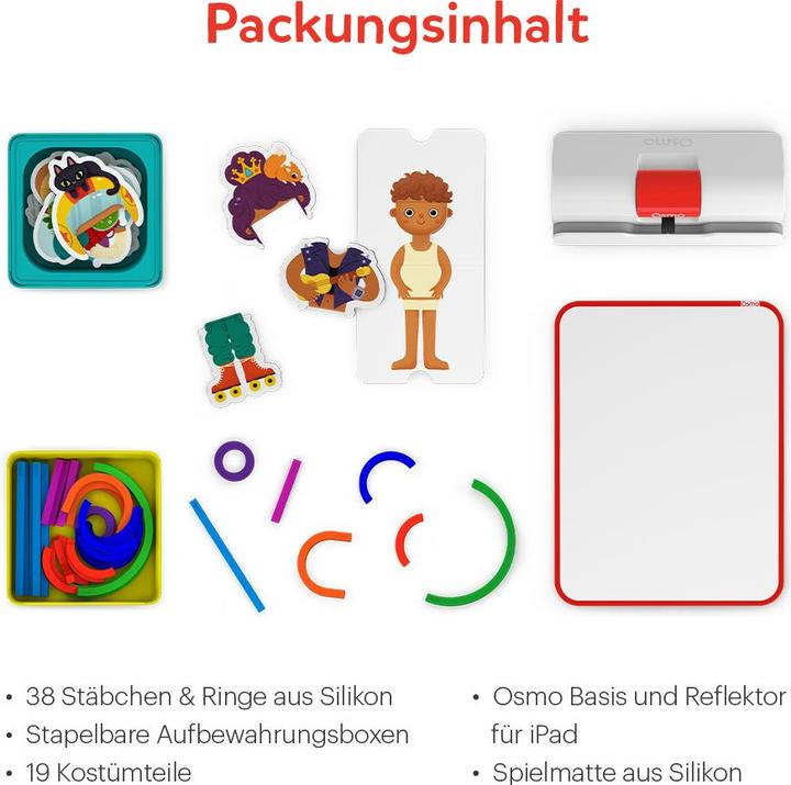 Immagine prodotto Play Osmo Starter Kit del piccolo genio (Tedesco, Francese, Italiano, Inglese)