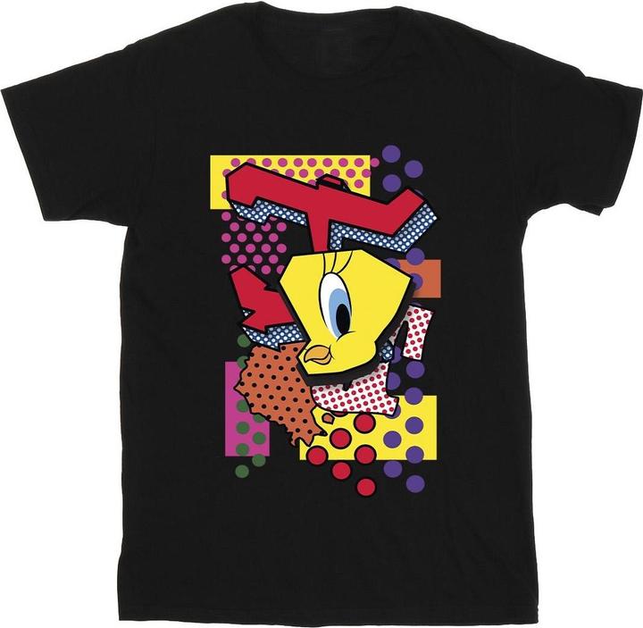Actual product image Looney Tunes Mens Tweety Pop Art T-Shirt (S)