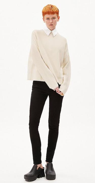Produktbild Armedangels Long Sleeve Merinaa Pullover Left Left Oatmilk (L)