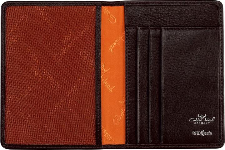 Image du produit Golden Head Étui pour cartes d'identité Capri RFID en cuir 9 cm