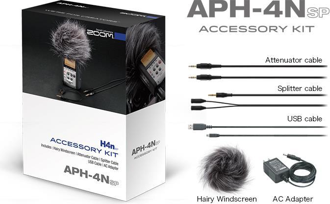 Actual product image Zoom APH-4nSP accessory pack for H4nSP (Accessory kit)