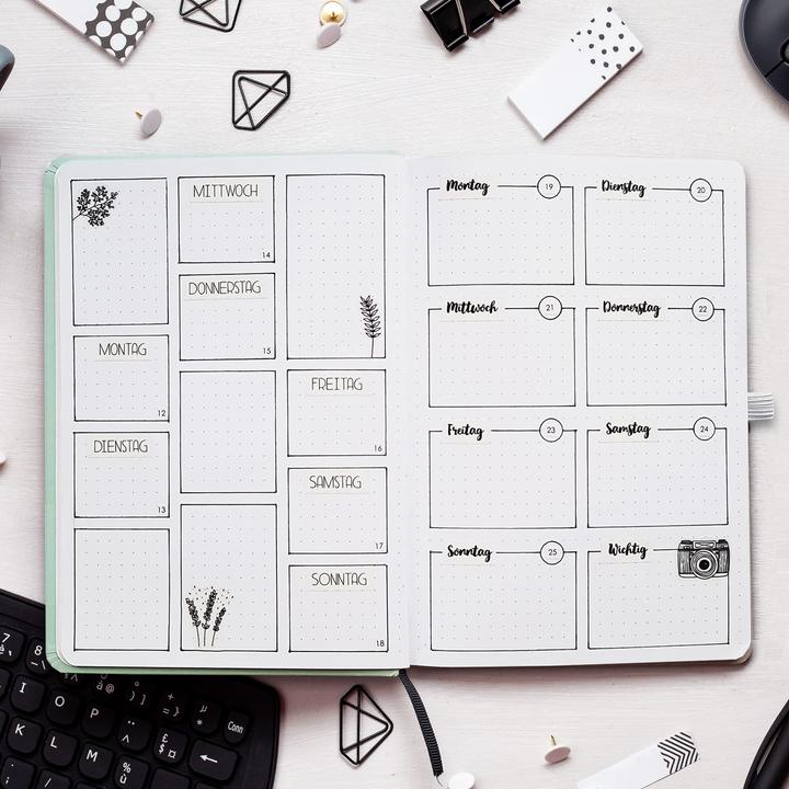 Immagine prodotto Papierdrachen Washi Tape Bullet Journal Set 1