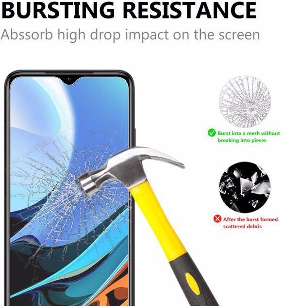 Actual product image MU Budget Protective glass screen protector (1 Piece, Xiaomi Redmi 9T)