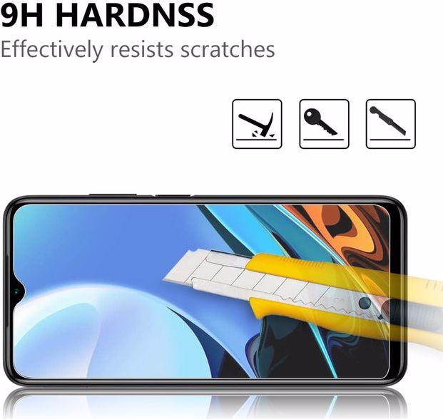 Actual product image MU Budget Protective glass screen protector (1 Piece, Xiaomi Redmi 9T)