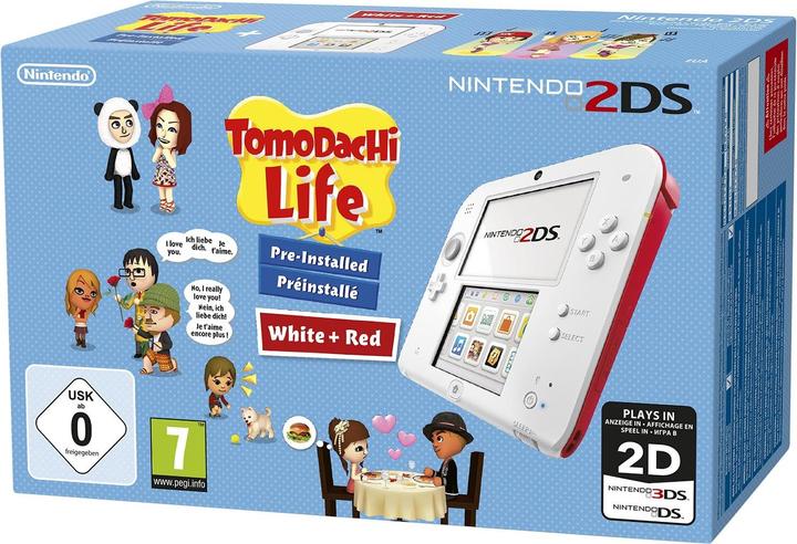Immagine prodotto Nintendo 2DS, Bianco, incl. Tomodachi Life