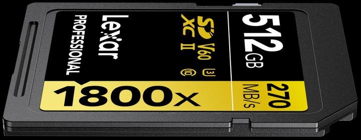 Produktbild Lexar Professional (512 GB, SDXC, U3, UHS-II)