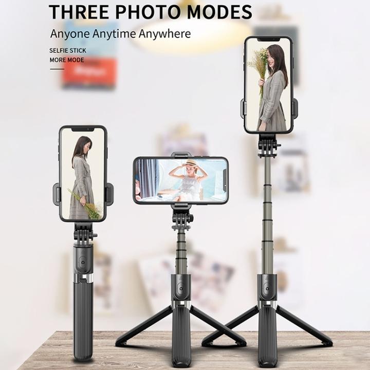 Produktbild Ueli Express Selfie Stick mit integriertem Stativ und Fernbedienung 82cm