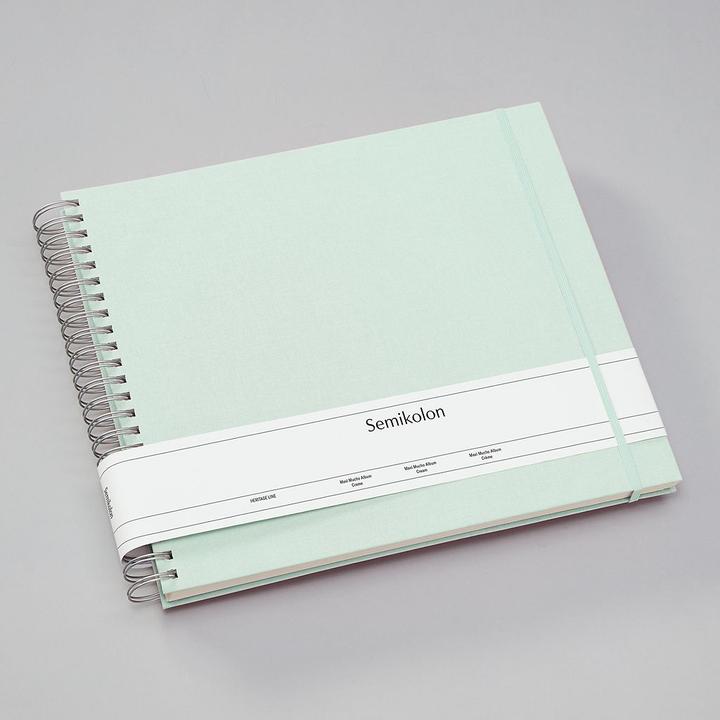 Actual product image Semikolon Photo album Maxi Mucho Iceland Green (10 x 15 cm, 9 x 13 cm, 20 x 27 cm, 11 x 15 cm, 13 x 18 cm)