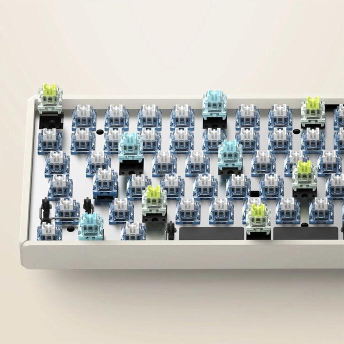 Image du produit Iqunix Clavier de jeu sans fil F97 Hitchhiker, RGB - Commutateurs Moonstone (DE, Sans fil)