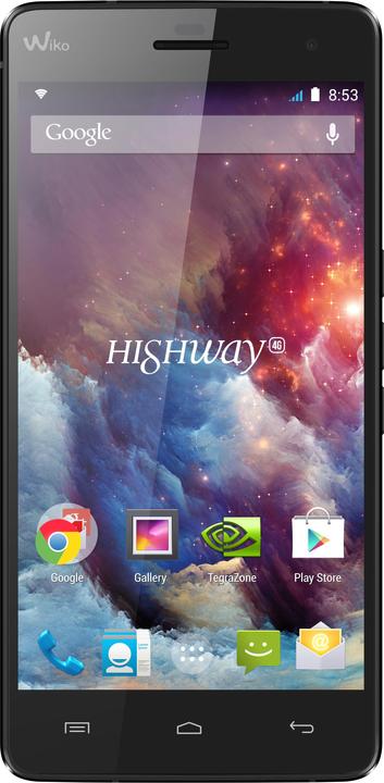 Wiko Highway 4G (16 GB, Black, 5", Single SIM, 16 Mpx, 4G)