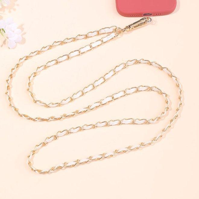 Actual product image MU Style Verena Series Universal mobile phone chain with adapter