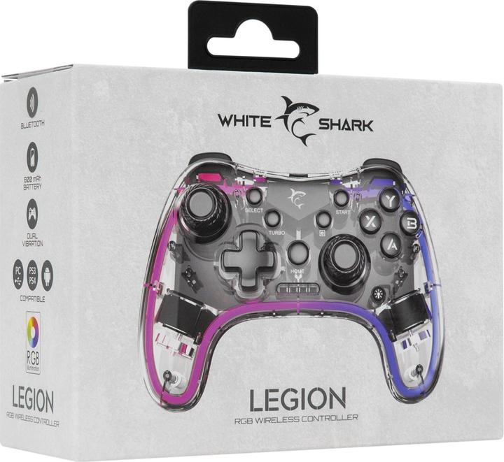 Image du produit White Shark Pad WhiteShark Controller sans fil LEGION (Android, iOS, PS3, PS4, PC, Switch)