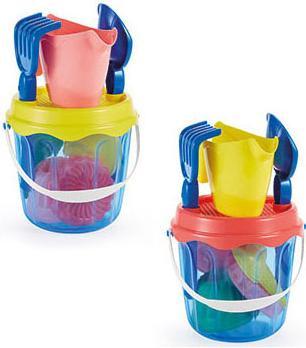 Produktbild Ecoiffier Eimer-Set mit Gebäcksandformen, 9-teilig.