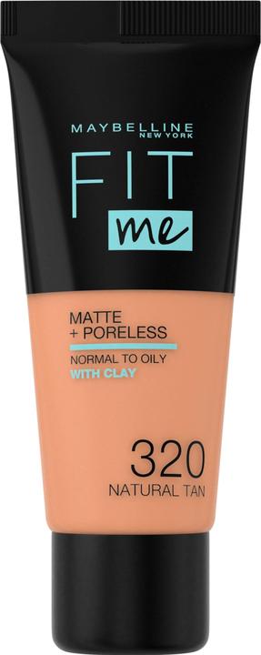 Maybelline New York Fit me! MATTE&PORELESS Make-up (320 Natural Tan)