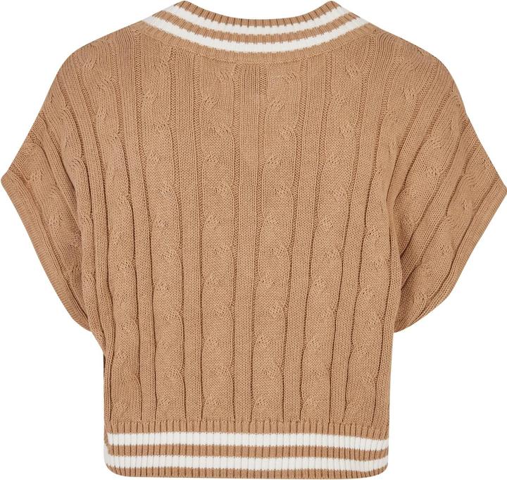 Image du produit Urban Classics Ladies Cropped Knit College Slipover (XL)