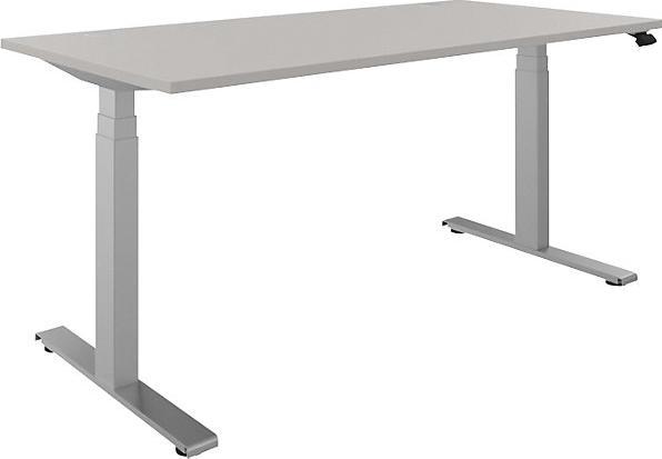 Actual product image FM Büromöbel Desk BOTTOM-UP silver (1600 x 800 x 620 mm)
