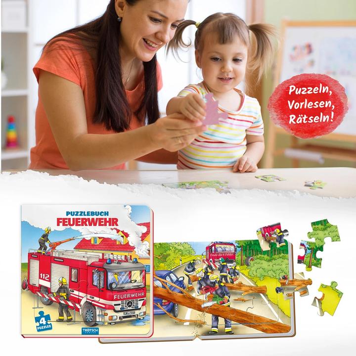 Actual product image Fire department puzzle book (10 pieces)