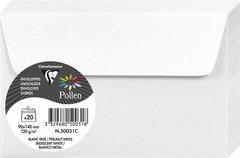Image du produit Clairefontaine Paquet de 20 enveloppes Pollen 90x140 120g/m2 - Vert sauge (90 x 140 mm, 1 x)