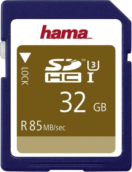 Hama SDHC Class 3 (32 GB, SDHC, U3, UHS-I)